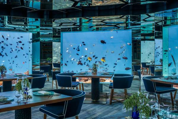 Anantara Kihavah - SEA Underwater Dining Interior