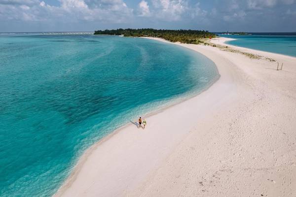 Die Sandbank vom Villa Park Sun Island