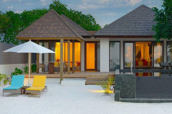 Two Bedroom Sunset Family Beach Villa with Pool