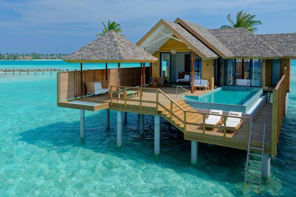 Deluxe Water Pool Villa, Lagunen Blick