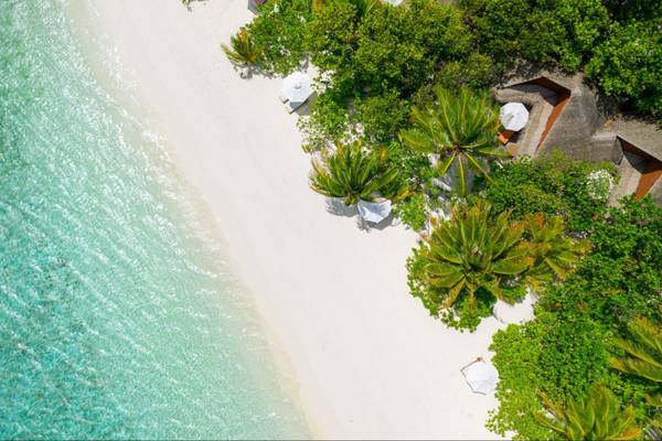 V Villas Maldives at Mirihi - Beach Villas Aerial