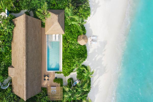 Waldorf-Astoria-Maldives-Two-Queen-Bedded-Beach-Villa-with-Pool-Aerial