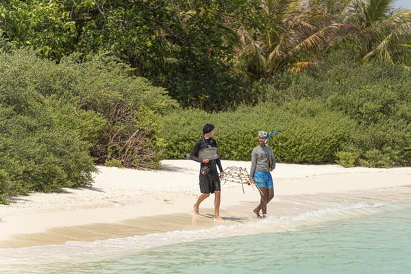 Four Seasons Resort Maldives - Am Strand