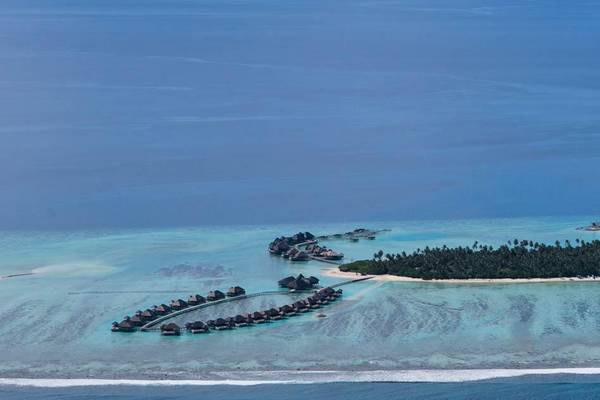 COMO Maalifushi Luftaufnahme