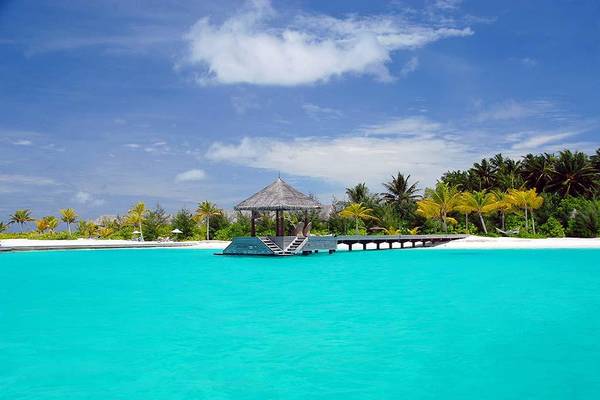 Ankunft im Naladhu Private Island Maldives