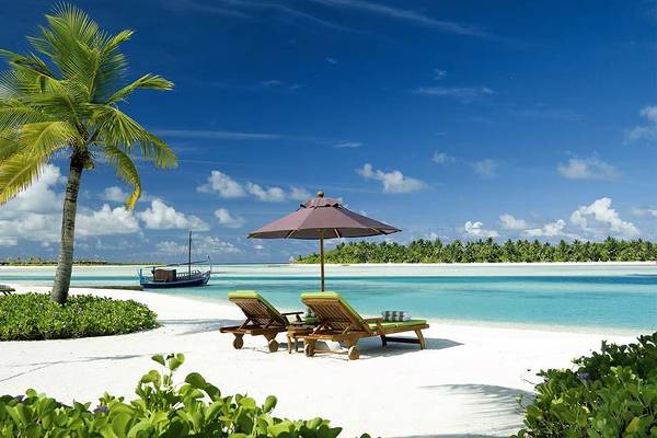 Lagune vom Naladhu Private Island Maldives
