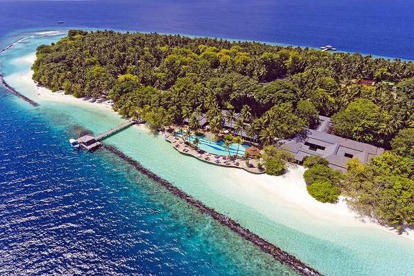 Blick von vorne, Royal Island Resort & Spa, Maldives