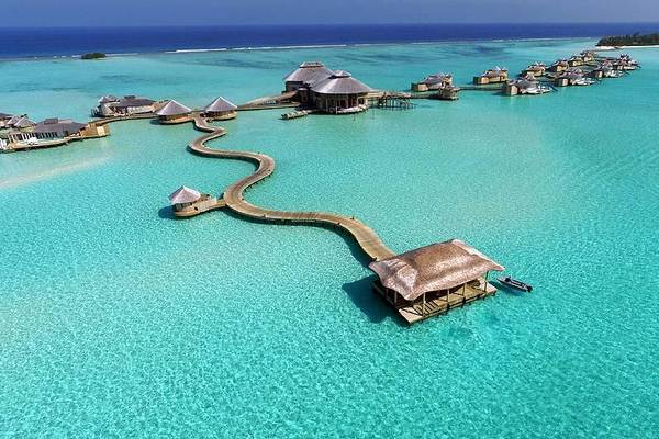 Ankunftssteg, Soneva Jani, Maldives