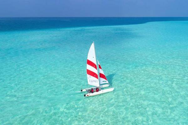 Catamaran, Taj Exotica Maldives Resort & SPA