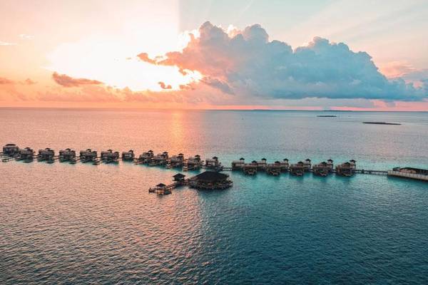 Sonnenuntergang InOcean Villas, Angsana Velavaru