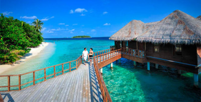 Aussenansicht Water Villa, Bandos Maldives