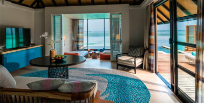 Sunrise Family Water Villa with Pool, Four Seasons Resort Maldives at Kuda Huraa
