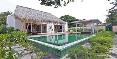Außenbereich, Superior Beach Villa with Pool, Emerald Maldives