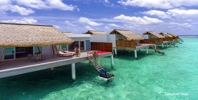 Terrasse, Water Villa, Emerald Maldives