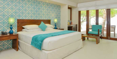 Schlafen/Wohnen, Beach Villa | Adaaran Select Hudhuranfushi